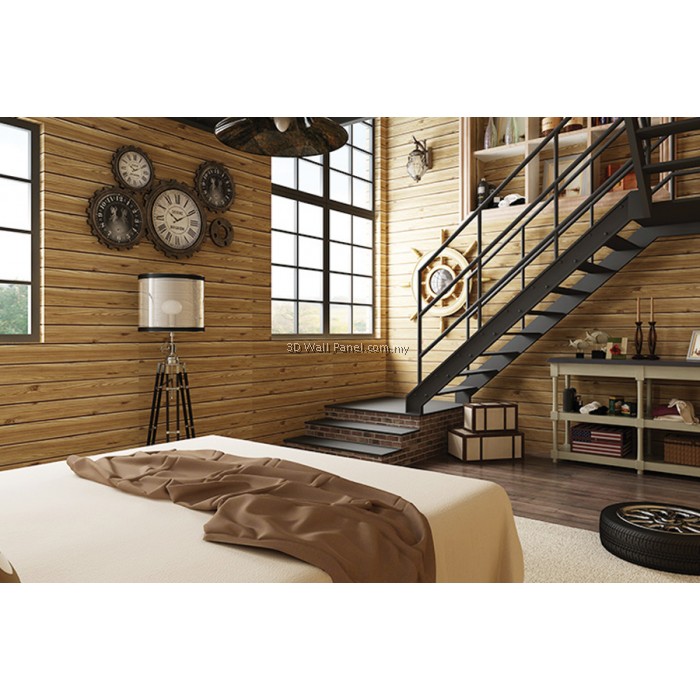 3D Wood Foam (Yellowish Brown)